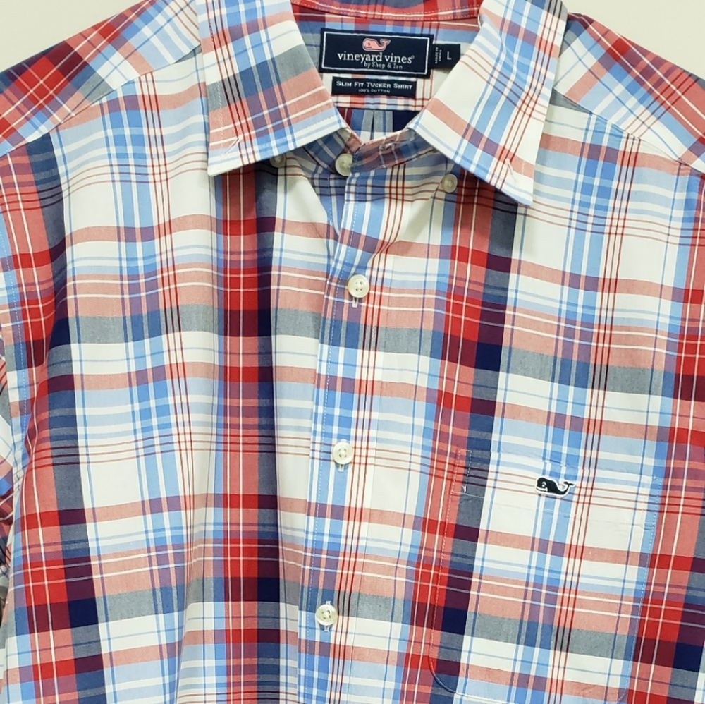 Vineyards Vines Large slim fit tucker shirt